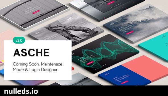 Asche Plugin - Coming Soon, Maintenance Mode, Login Designer