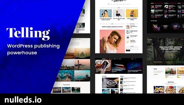 Telling – Multi-Concept News and Publishing Theme