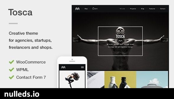 Tosca - A Fresh Creative Portfolio & Ecommerce WordPress Theme