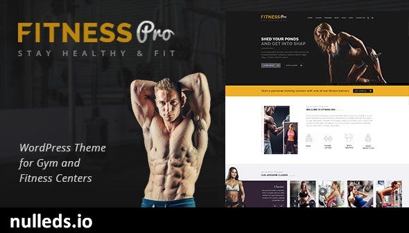 Fitness Pro - Gym WordPress Theme