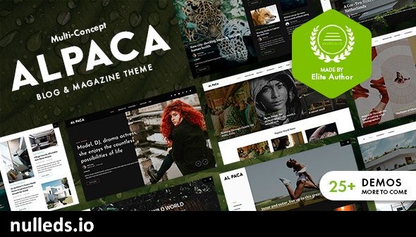 Alpaca - Blog & Magazine WordPress Theme