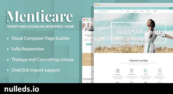 Menticare - Therapy and Counseling WordPress Theme