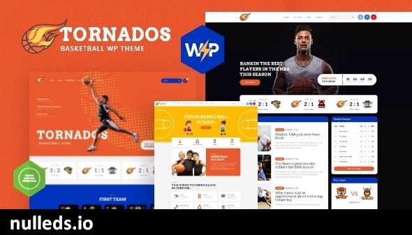 Tornados | Basketball NBA Team WordPress Theme