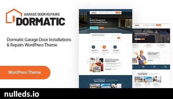 Dormatic – Garage Door Repair WordPress Theme