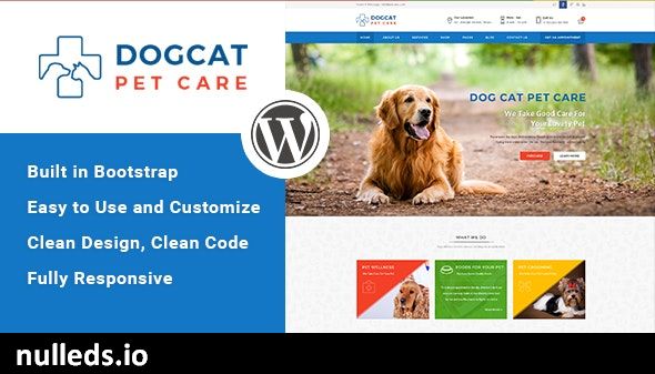 Pet Care - Veterinary WordPress Theme