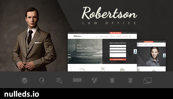 Law Office | Attorney & Legal Adviser WordPress Theme + RTL