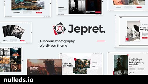 Jepret | Modern Photography WordPress Theme