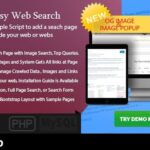 Easy Web Search - PHP Search Engine with Image Search and Crawling System