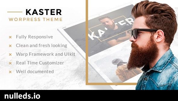 Kaster — Creative portfolio WordPress Theme