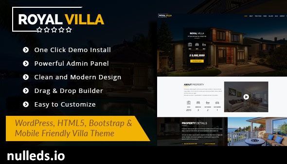 RoyalVilla - WordPress Theme for Single Property