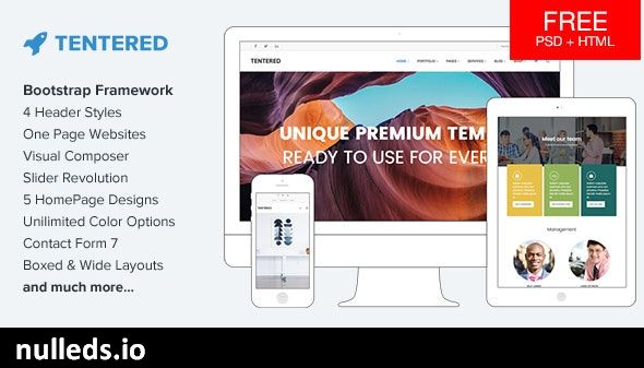 Tentered - Multi Purpose WordPress Theme