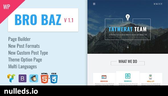 BroBaz - Corporate & Blog WordPress Theme