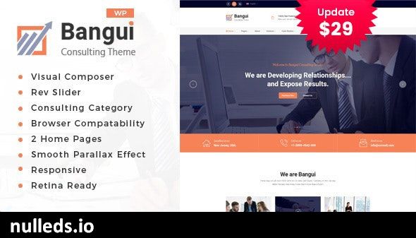 Bangui - Business Consulting WordPress theme