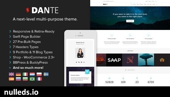 Dante - Responsive Multi-Purpose WordPress Theme