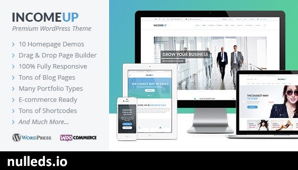 IncomeUp - Multipurpose WordPress Theme