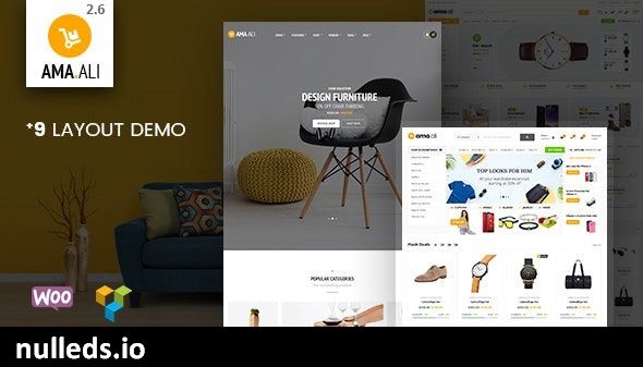 Ama.Ali - Market Furniture Shop WooCommerce WordPress Theme