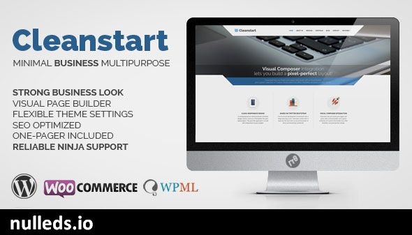 Corporate Business WordPress Theme - Cleanstart