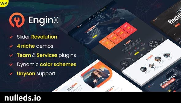 EnginX – Auto Repair Service WordPress Theme