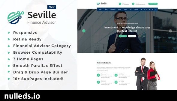 Seville -Business Consulting Services WordPress Theme