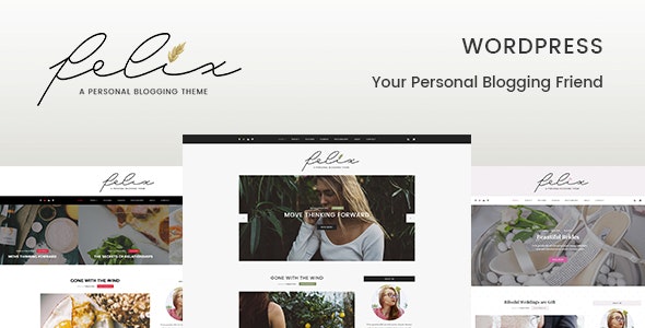 Felix – Personal Blogging WordPress Theme