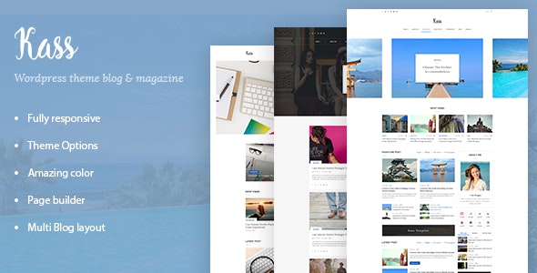 Kass - Multi Blog/Magazine WordPress Theme