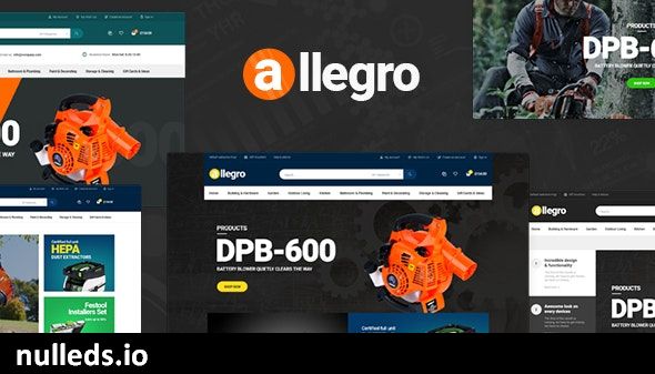 Allegro - Equipment Shop WooCommerce WordPress Theme for Machine & Tools