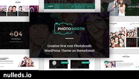 PhotoBooth - Photography Portfolio WordPress Theme