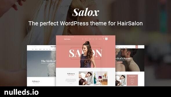 Salox | Hair Salon WordPress Theme