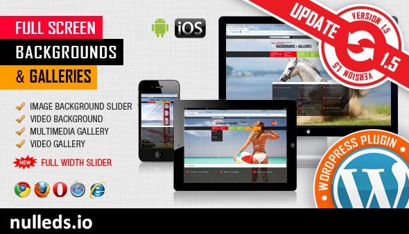 Image&Video FullScreen Background WordPress Plugin