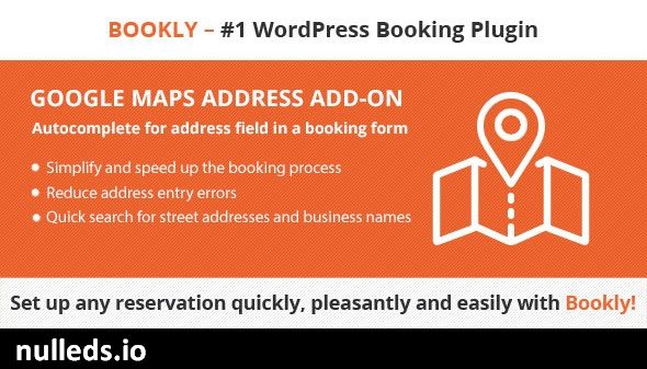 Bookly Google Maps Address (Add-on)