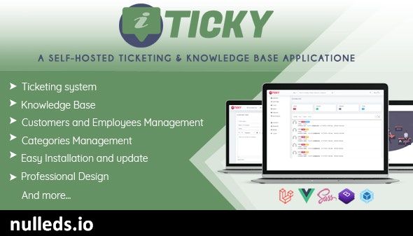 Ticky Helpdesk - Support Ticketing System & Knowledge base