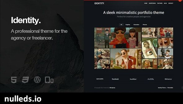Identity - Responsive WordPress Theme