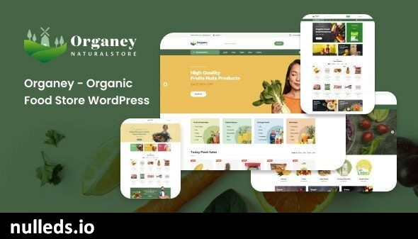 Organey - Organic Food WooCommerce WordPress Theme