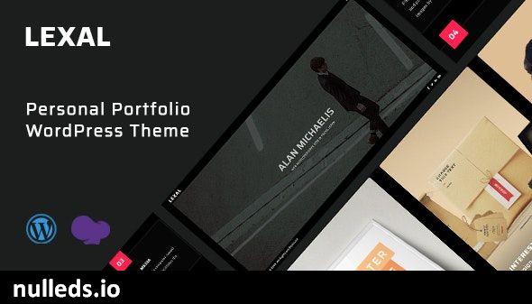 Lexal - Personal / Portfolio / Resume WordPress Theme