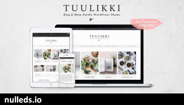 TUULIKKI Nordic Blog & Shop WordPress Theme