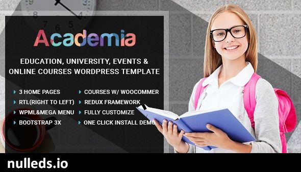 Academia - Education Center WordPress Theme