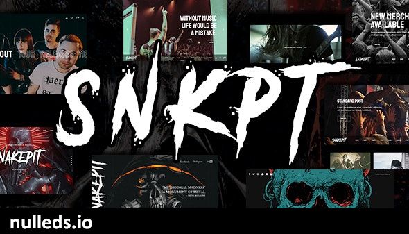 Snakepit - A Rock and Metal Oriented Music WordPress Theme