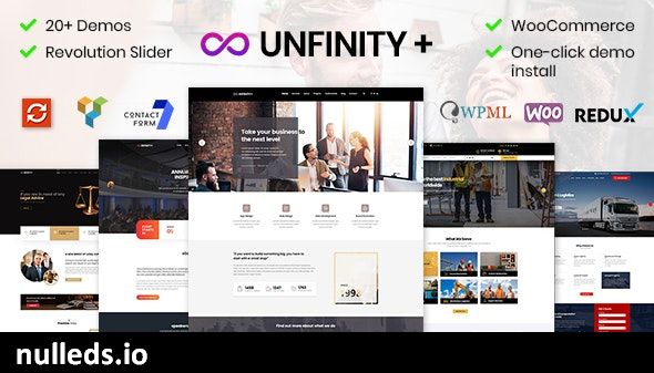 Unfinity - One page WordPress