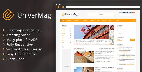 UniverMag - WordPress News & Magazine Theme