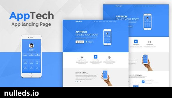 AppTech - App Landing Page WordPress Theme