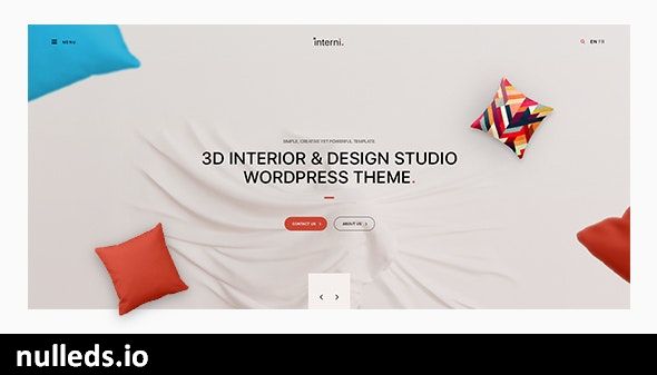 Interni - 3D Interior & Design Studio WordPress Theme