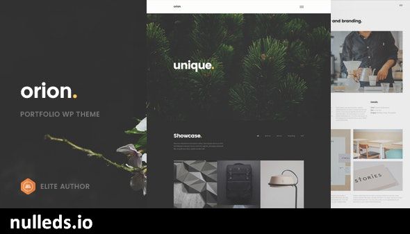 Orion - Minimal Portfolio WordPress Theme