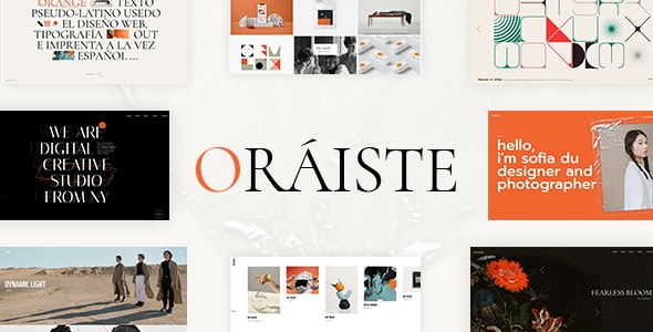 Oráiste - Creative Portfolio WordPress Theme