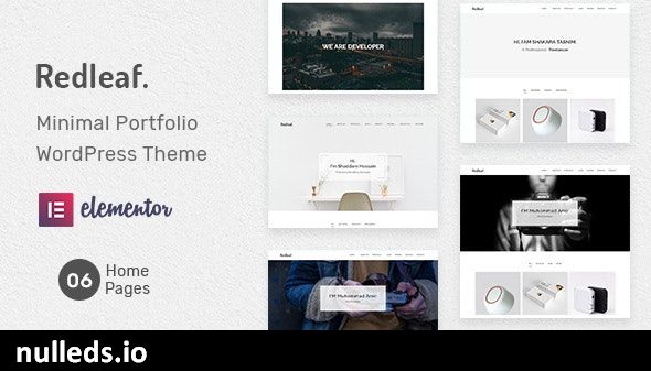 Redleaf - Minimal Portfolio WordPress Theme