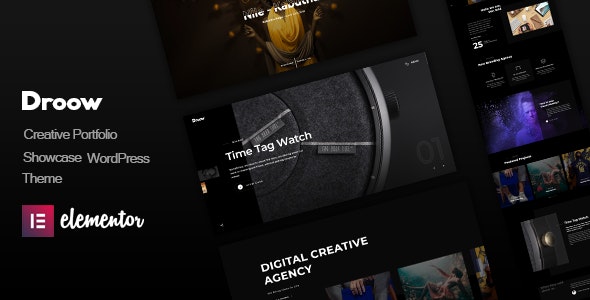 Droow - Ajax Portfolio WordPress Theme