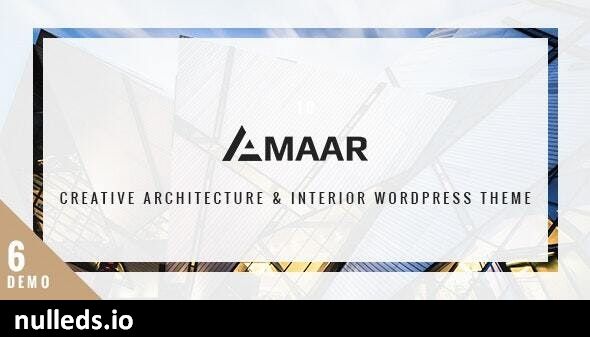 Amaar - Creative Architecture & Interior WordPress Theme