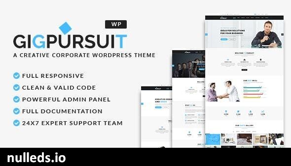 GigPursuit - Business & Corporate WordPress Theme