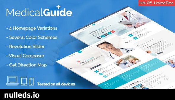 MedicalGuide - Health and Dental WordPress Theme