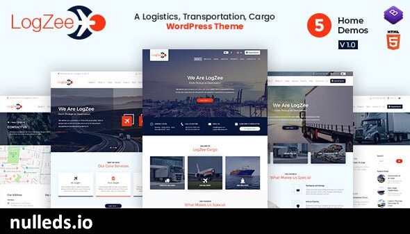 Logzee | Logistics, Transportation, Cargo WordPress Theme