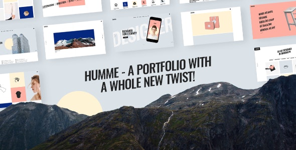 Humme - Design Portfolio Theme